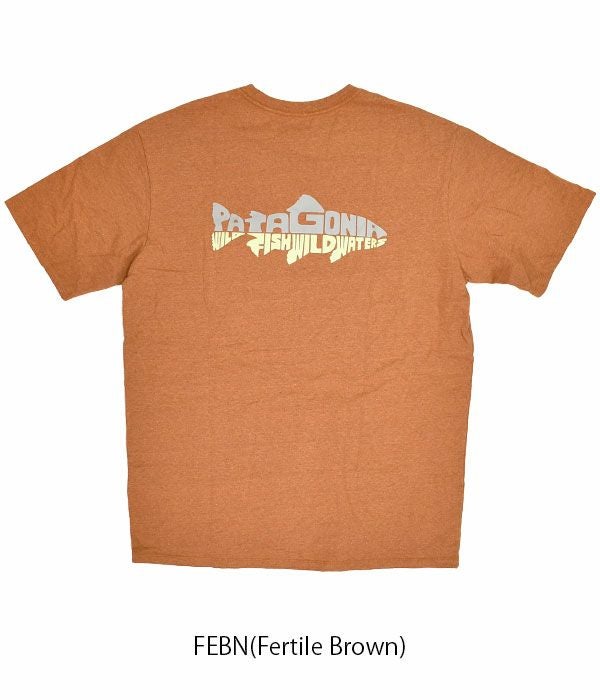 パタゴニア (PATAGONIA) M's Wild Waterline Pocket Responsibili-Tee 半袖プリントTシャツ ポケT 37549