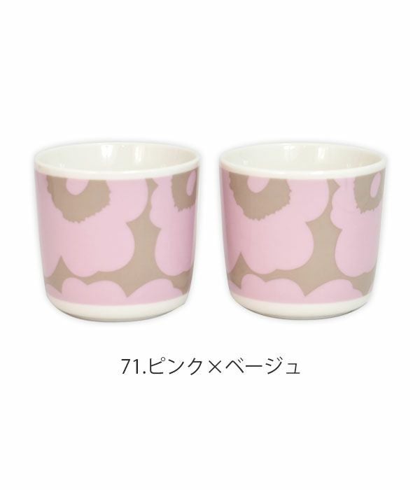 marimekko 日本限定　ウニッコピンク 3点セット マリメッコ (marimekko) 【日本限定】Unikko コーヒーカップセット