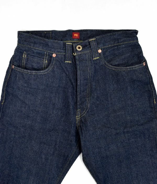 リゾルト (RESOLUTE) 714 大戦モデル ワンウォッシュ ストレート デニムパンツ ウエストサイズ：W36, 38, 40