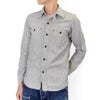フリーホイーラーズ (FREEWHEELERS)<br> -Neal- SHIRT<br> 1926 STYLE WORK CLOTHING<br> Vintage Style Grained Chambray<br> WHITE PEPPER CHAMBRAY<br> ニールシャツ 長袖ワークシャツ シャンブレーシャツ<br> 2613002 2513102