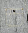 フリーホイーラーズ (FREEWHEELERS) -NEAL- SHIRT 1926 STYLE WORK CLOTHING WHITE PEPPER CHAMBRAY BLACK PEPPER CHAMBRAY ニールシャツ 長袖ワークシャツ シャンブレーシャツ 2513102 WHITE PEPPER CHAMBRAY
