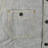 フリーホイーラーズ (FREEWHEELERS)<br> -Neal- SHIRT<br> 1926 STYLE WORK CLOTHING<br> Vintage Style Grained Chambray<br> WHITE PEPPER CHAMBRAY<br> ニールシャツ 長袖ワークシャツ シャンブレーシャツ<br> 2613002 2513102
