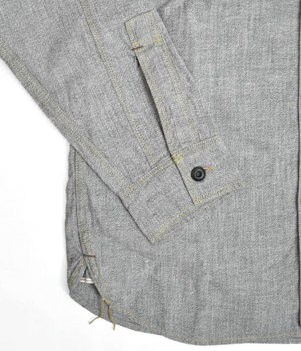フリーホイーラーズ (FREEWHEELERS) -NEAL- SHIRT 1926 STYLE WORK CLOTHING WHITE PEPPER CHAMBRAY BLACK PEPPER CHAMBRAY ニールシャツ 長袖ワークシャツ シャンブレーシャツ 2513102 WHITE PEPPER CHAMBRAY