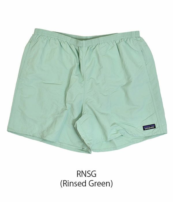 パタゴニア (PATAGONIA) メンズ バギーズショーツ ５インチ Men's Baggies Shorts-5in ショートパンツ (13cm) 57022 RNSG(Rinsed Green)