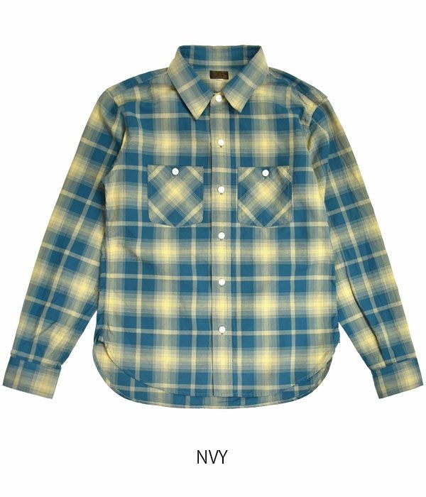 デラックスウエア (DELUXEWARE) 60s CHECK PATTERN 長袖チェックシャツ