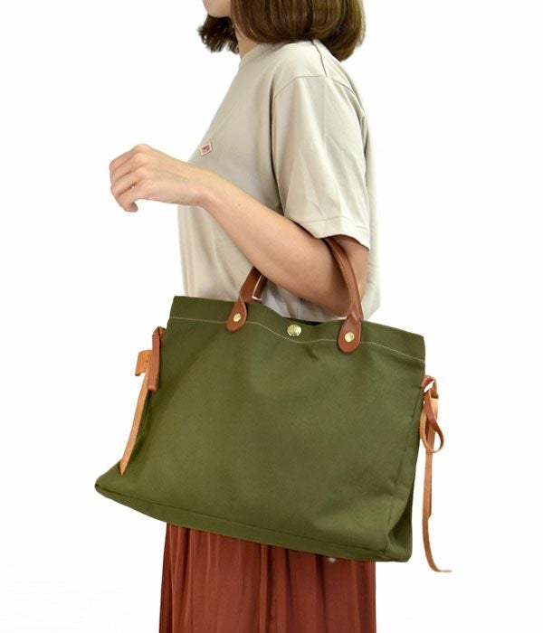 イルビゾンテ (IL BISONTE) トートバッグ コットントートバッグ レザー