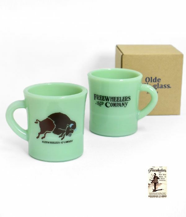 フリーホイーラーズ (FREEWHEELERS) -BUFFALO AND LOGO- HEAVY MUG