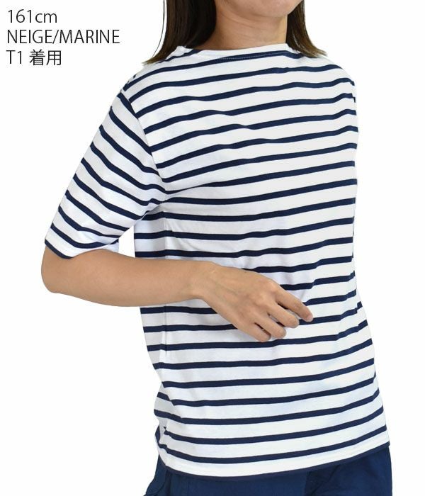 セントジェームス (SAINTJAMES) PIRIAC ピリアックボーダー 半袖T