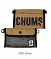 チャムス (CHUMS) リサイクルチャムスクリアケースM Recycle CHUMS Clear Case M クリアケース ポーチ バッグ CH60-3583 B005 Brown