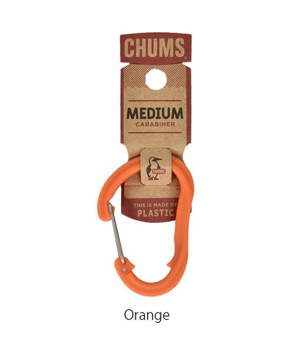 チャムス (CHUMS) Plastic eBiner M カラビナ キーホルダー CH61-0119  Orange