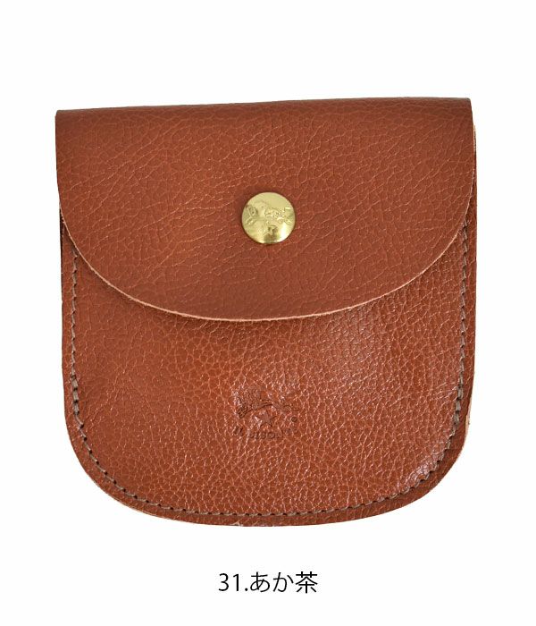 イルビゾンテ (IL BISONTE) 2つ折り(丸型)ウォレット 財布 二つ折り