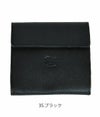イルビゾンテ (IL BISONTE) 2つ折りウォレット 財布 二つ折り レザーウォレット 41146-5 411465 35.ブラック