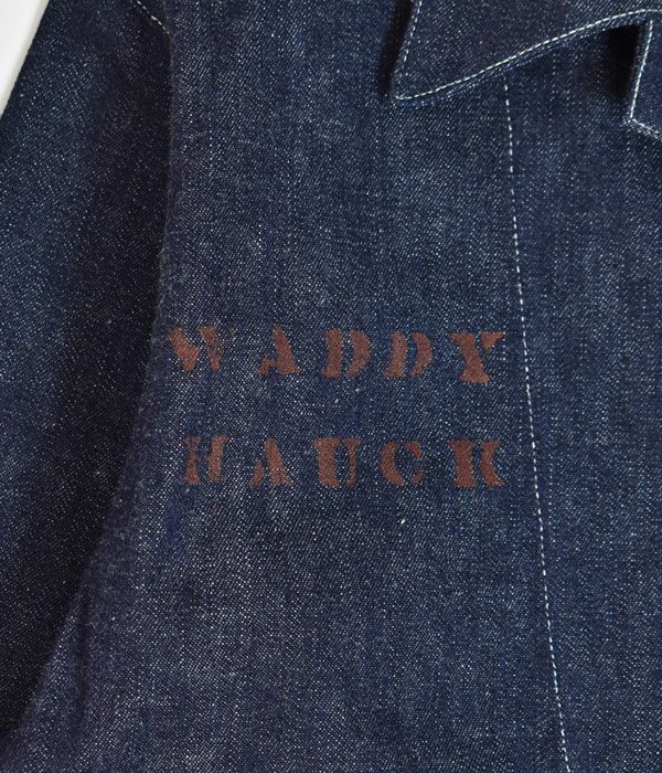 ウエアハウス (WAREHOUSE) U.S.ARMY DENIM COVERALL -PRINT- デニム