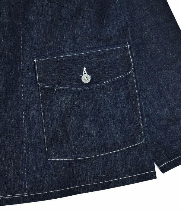 ウエアハウス (WAREHOUSE) U.S.ARMY DENIM COVERALL -PRINT- デニム