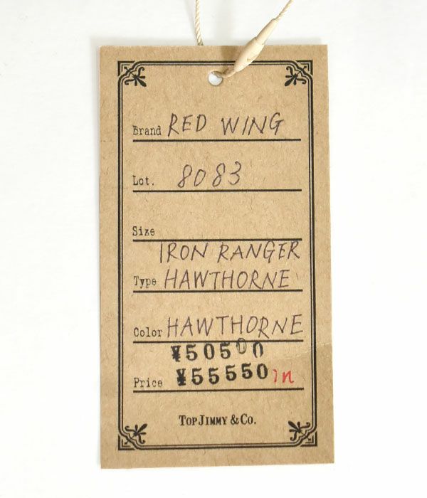 レッドウィング (RED WING) IRON RANGER HAWTHORNE ブーツ 靴 8083
