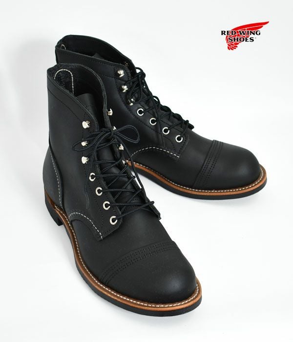 レッドウィング (RED WING) IRON RANGER Black-Harness- アイアン
