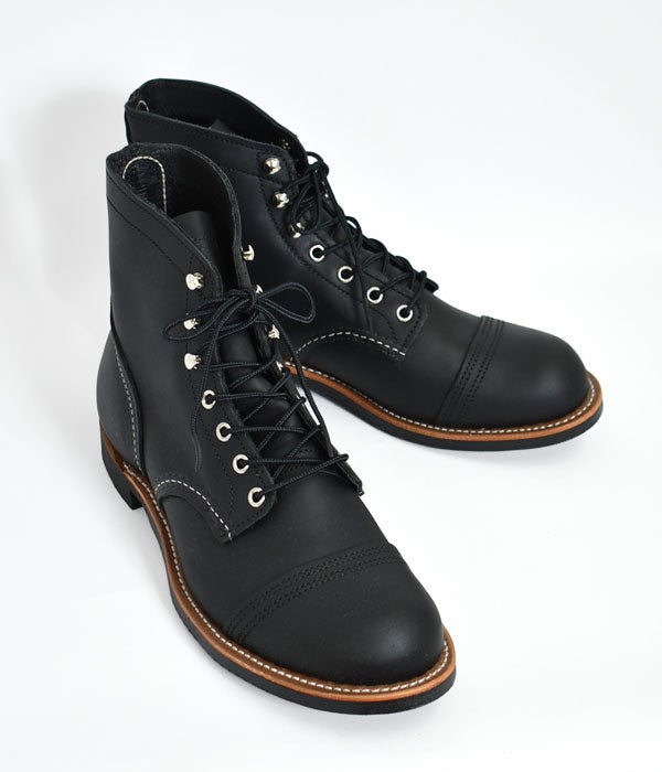 レッドウィング (RED WING) IRON RANGER Black-Harness”-ブーツ 靴 8084
