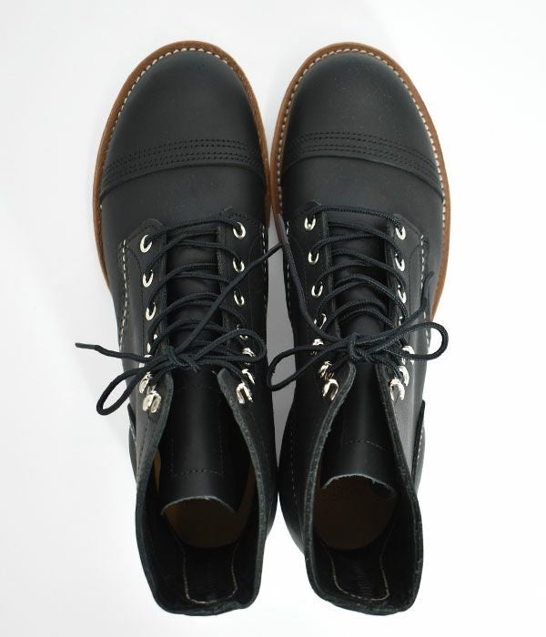 レッドウィング (RED WING) IRON RANGER Black-Harness”-ブーツ 靴 8084