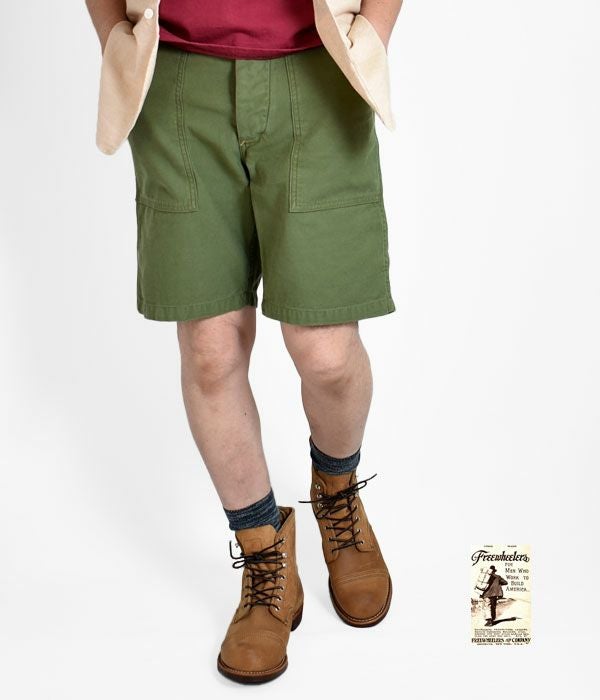 フリーホイーラーズ (FREEWHEELERS) -GARAGE CREW- WORK SHORTS 1960s