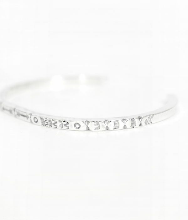 ラリースミス (LARRY SMITH) MEN'S EXTRA THIN SQUARE BRACELET