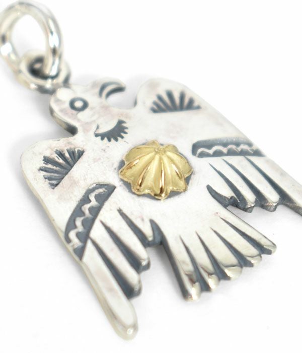 ラリースミス (LARRY SMITH) THUNDERBIRD PENDANT(18K GOLD SHELL) 18