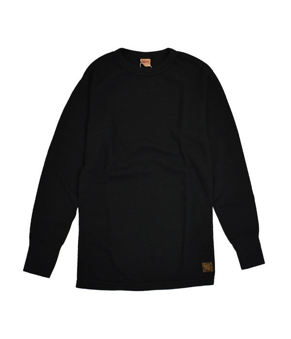 デラックスウエア (DELUXEWARE) MIL-SPEC THERMAL PLAIN サーマルTシャツ MILC-00 BLACK