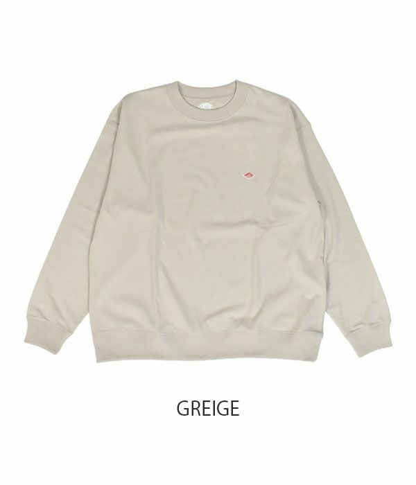 ダントン (DANTON) MEN'S LONG SLEEVE SWEAT T-SHIRT クルーネック 長袖Tシャツ ロンT DT-C0204TCB GREIGE