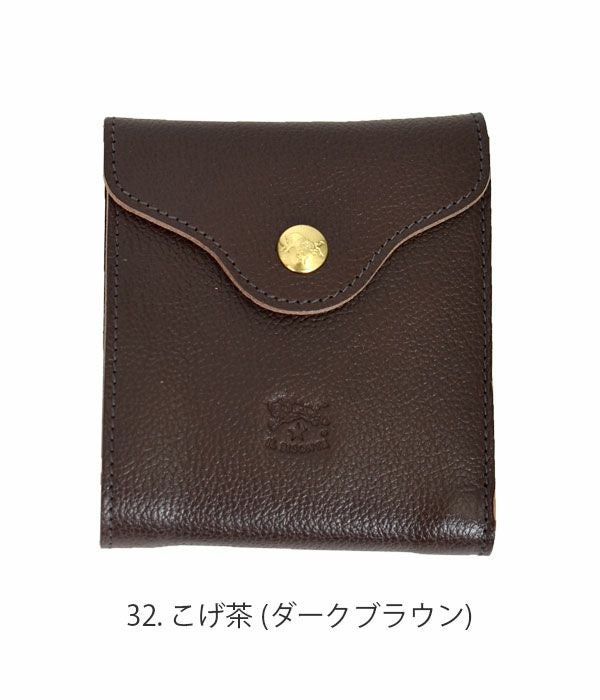 IL BISONTE イルビゾンテ 二つ折り財布 レザー 赤 茶 イルビゾンテ IL BISONTE 二つ折り財布 メンズ レディース