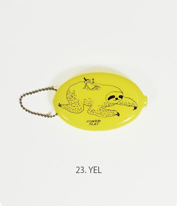 マーブルシュッド (marble SUD) みなみちゃん ラバーコインケース キーホルダー 09DS999238 23.YEL