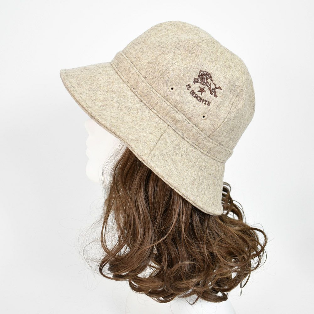 イルビゾンテ (IL BISONTE) ウールバケットハット 帽子 バケハ 54232-3