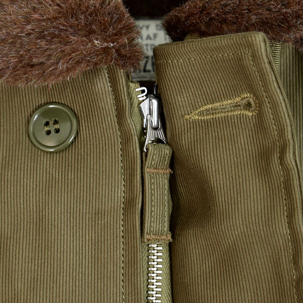 フリーホイーラーズ (FREEWHEELERS) NAVY DEPARTMENT JACKET, DECK, ZIP TYPE N-1 1940s MILITARY CLOTHING デッキジャケット アウター コート 2331013