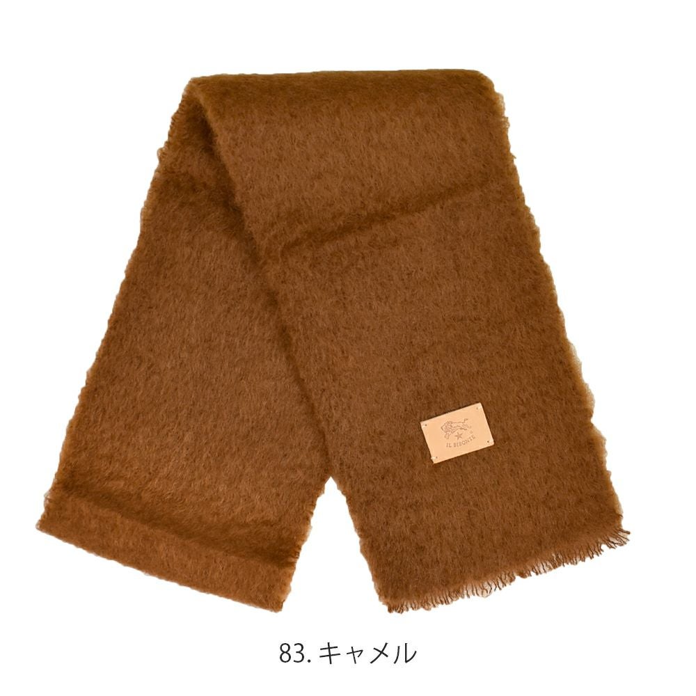 イルビゾンテ (IL BISONTE) モヘアストール マフラー 54232-3-09681