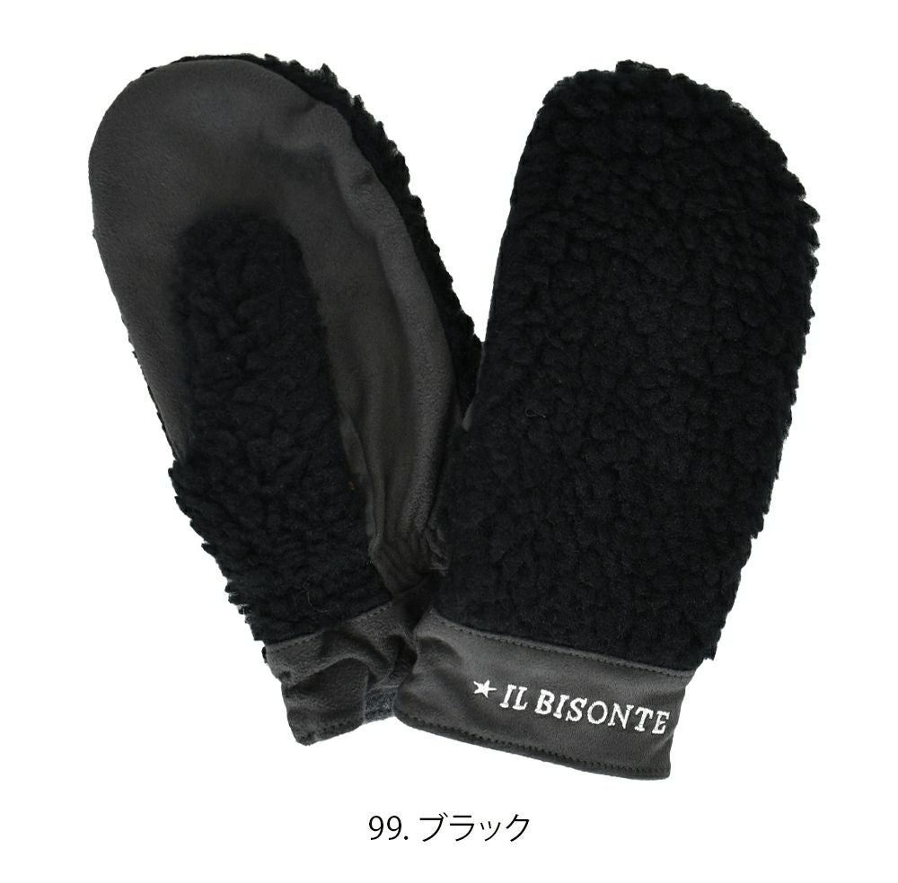 イルビゾンテ (IL BISONTE) ミトンボアグローブ 手袋 内側フリース
