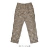 ファヌル (FANEUIL) ジャズネップツイルチェックパンツ F7323401 33.ベージュ系