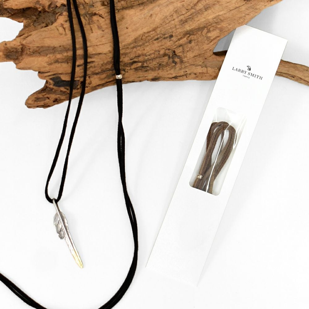 ラリースミス (LARRY SMITH) KUDU LEATHER NECKLACE レザーレース 革紐