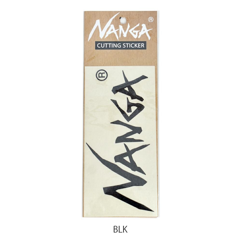 ナンガ (NANGA) NANGA CUTTING STICKER S ナンガカッティングステッカー S シール NA2254-3G516 BLK