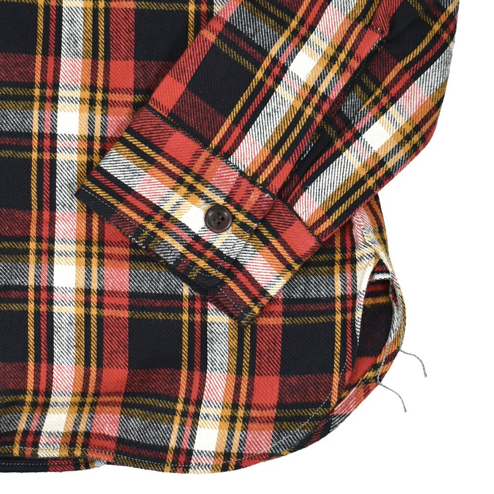 ウエアハウス (WAREHOUSE) FLANNEL SHIRTS WITH CHINSTRAP 【N/W