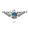 ラリースミス (LARRY SMITH) OPEN WING THUNDERBIRD PIN (ARROW, TURQUOISE) ターコイズ ピン ブローチ OT-P0027 シルバー