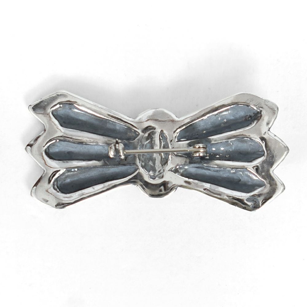 ラリースミス (LARRY SMITH) BUTTERFLY PIN (6 RHOMBUSES, TURQUOISE