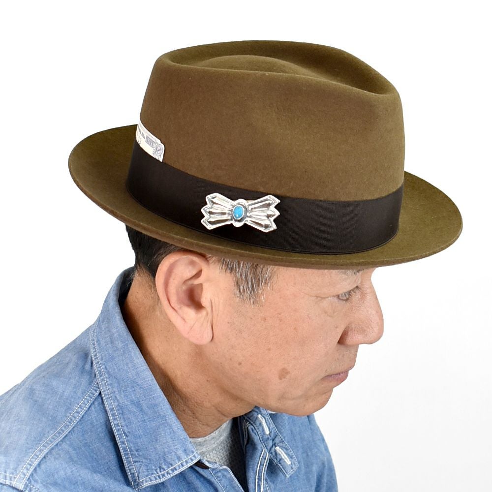 ラリースミス (LARRY SMITH) BUTTERFLY PIN ラリースミス (LARRY SMITH) BUTTERFLY PIN (6 RHOMBUSES, TURQUOISE