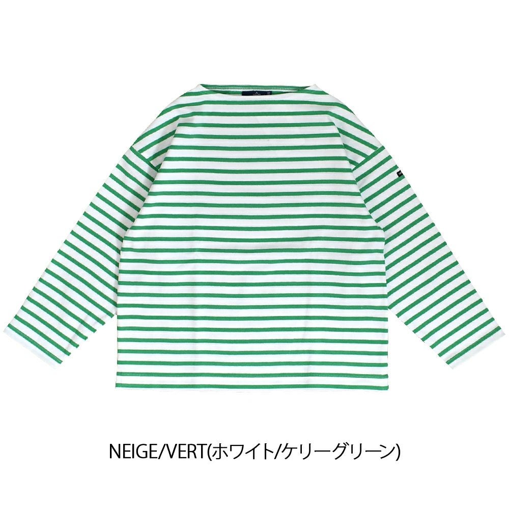 セントジェームス (SAINTJAMES) OUESSANT -LOOSE- ウェッソン ルーズ ロンT バスクシャツ ボートネック 長袖Tシャツ