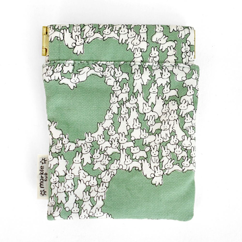 マーブルシュッド (marble SUD) Heart Rabbit ばね口ポーチ 小物入れ 09EM059220