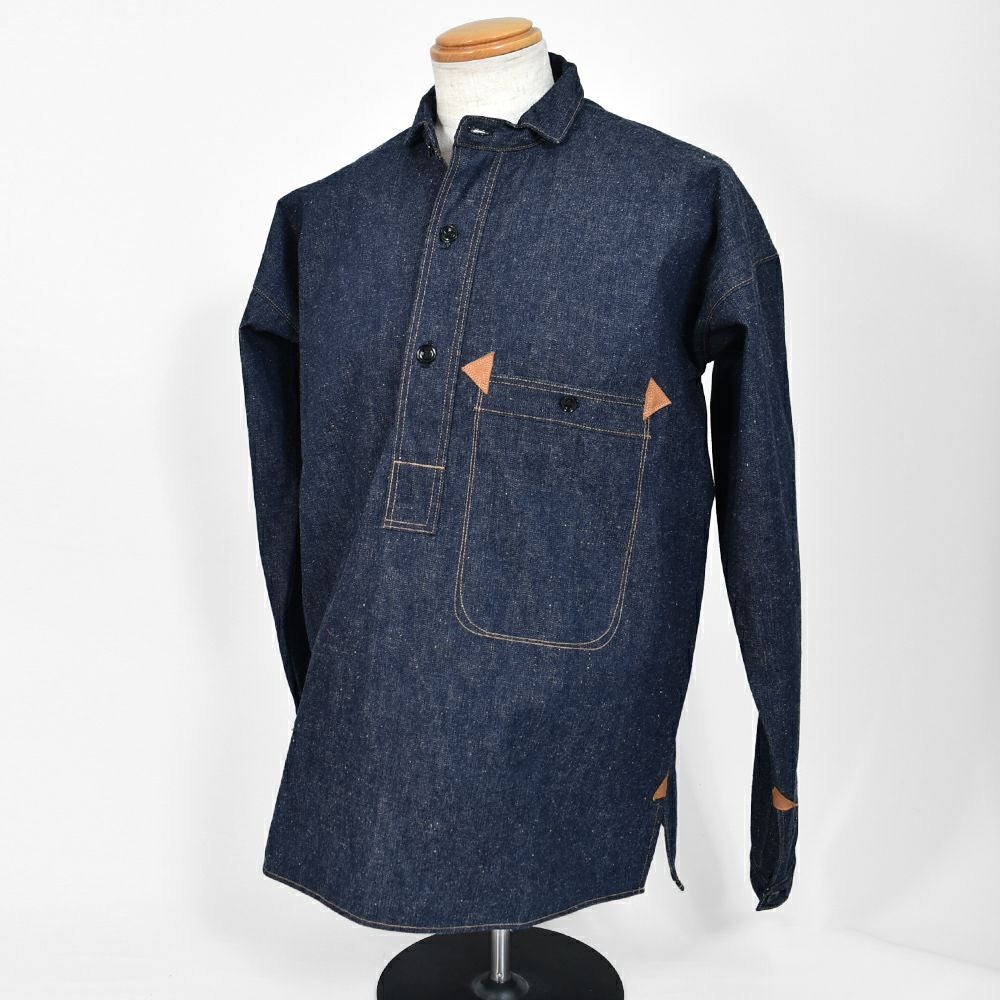 ウエアハウス(WAREHOUSE)Lot 2213 1880 HEAVY LEATHER BOUND JUMPER デニム