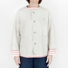 ダントン (DANTON) WOMEN'S COTTON WEATHER COLLARLESS JACKET ノーカラージャケット コットンジャケット 撥水加工 DT-A0473HCD