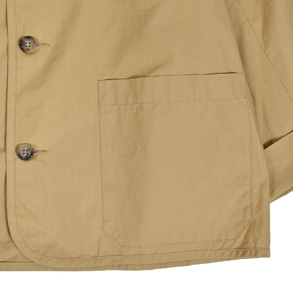 ダントン (DANTON) WOMEN'S COTTON WEATHER COLLARLESS JACKET ノー