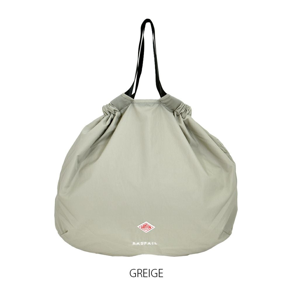 ダントン (DANTON) RASPAIL MICRO RIP NYLON MARCHE BAG ラスパイユ トートバッグ マルシェバッグ エコバッグ リップストップ GREIGE