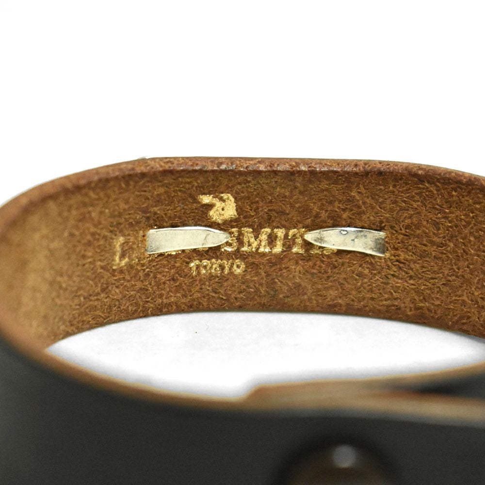 ラリースミス (LARRY SMITH) LEATHER BRACELET （BUTTERFLY SHELL