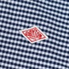 ダントン (DANTON) WOMEN'S OXFORD BAND COLLAR SHIRT L/S ノーカラーギンガムチェック長袖シャツ バンドカラー DT-B0279OXP