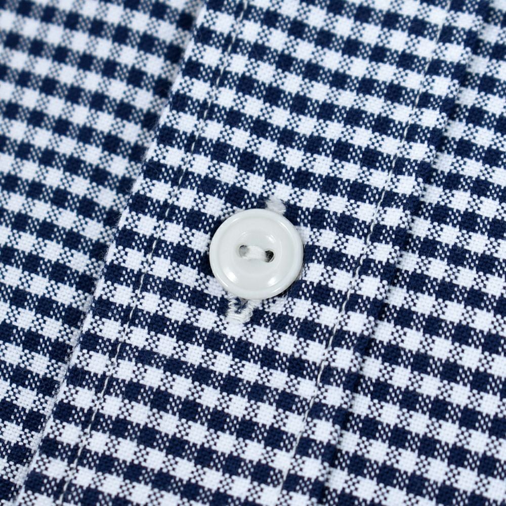 ダントン (DANTON) WOMEN'S OXFORD BAND COLLAR SHIRT L/S ノーカラーギンガムチェック長袖シャツ バンドカラー DT-B0279OXP