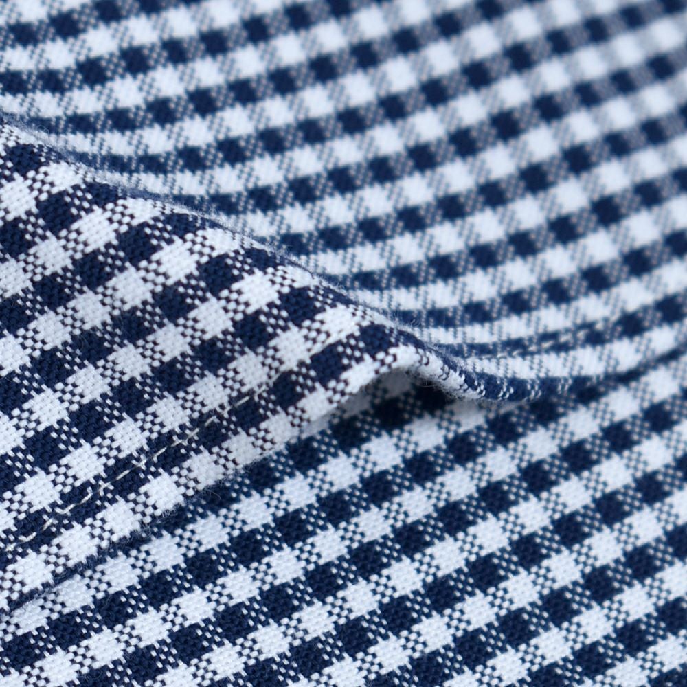 ダントン (DANTON) WOMEN'S OXFORD BAND COLLAR SHIRT L/S ノーカラーギンガムチェック長袖シャツ バンドカラー DT-B0279OXP